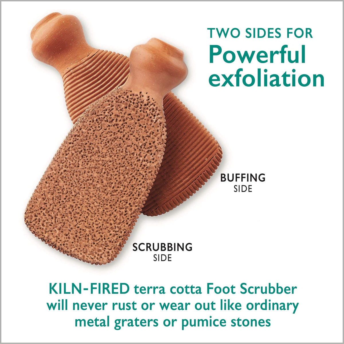 GILDEN TREE gel applied to heel illustrating targeted softening effect