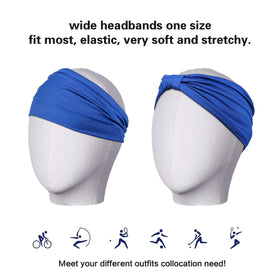 GiLi headband worn during yoga showing non-slip fit and sweat management benefits