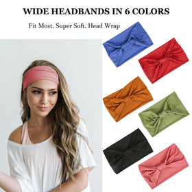 GiLi knotted turban detail showing stylish knot and secure hold for active looks