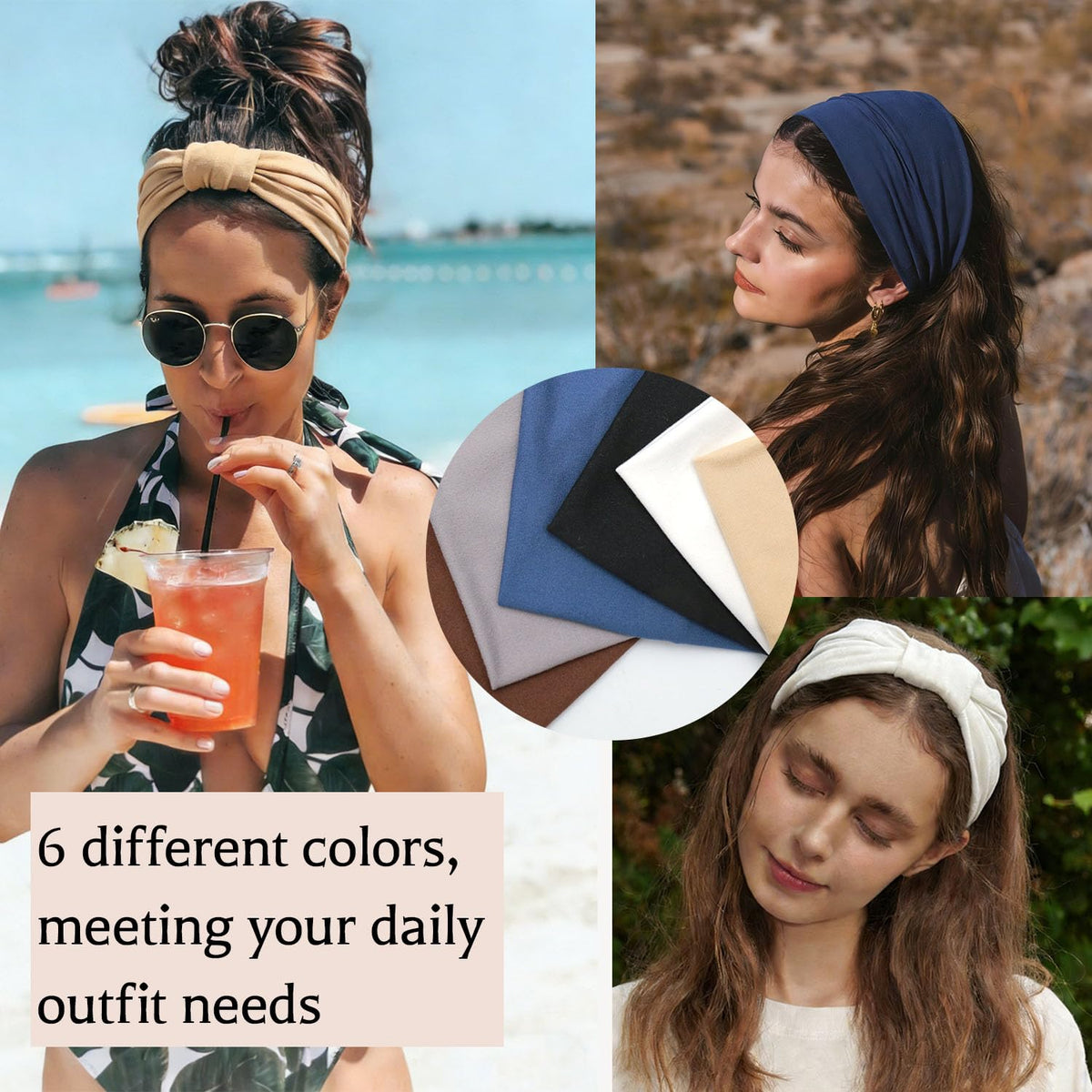 GiLi headband used during makeup application keeping hair away from face