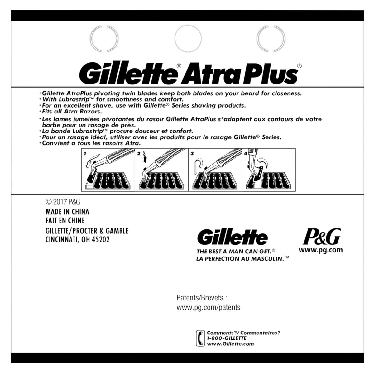Gillette lifestyle bathroom shot showing quick replacement convenience