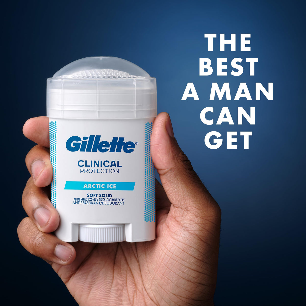 Man wearing Gillette Clinical preparing for gym showing confidence and long-lasting freshness benefit