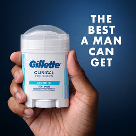 Man wearing Gillette Clinical preparing for gym showing confidence and long-lasting freshness benefit