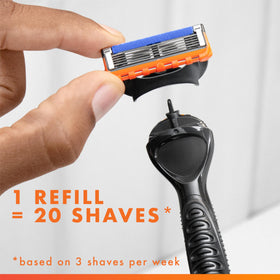 gillette Fusion5 precision trimmer view for accurate edging benefit