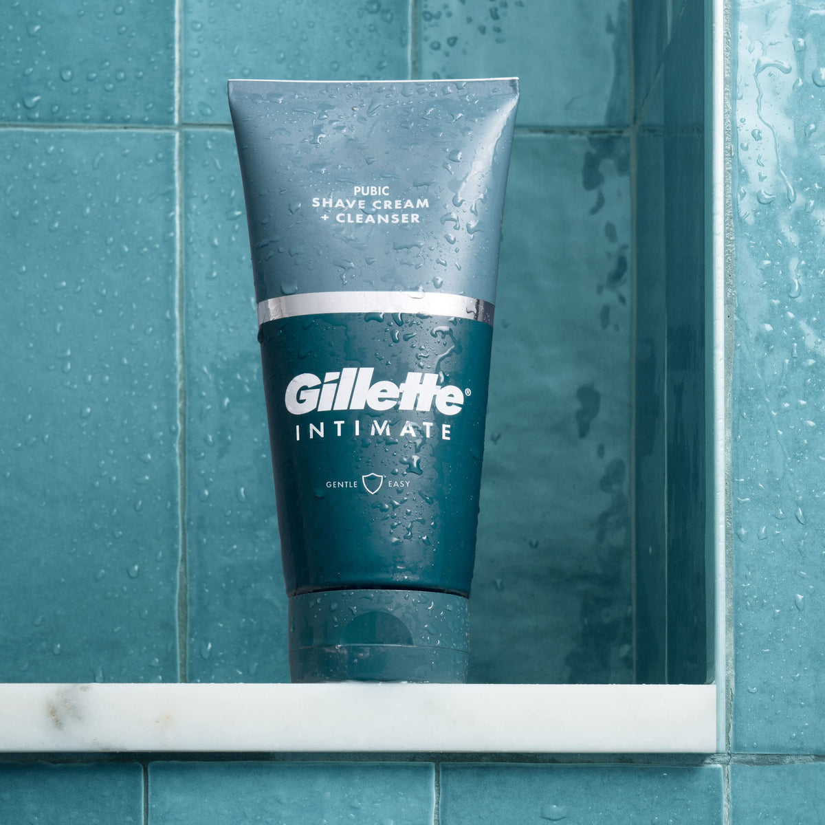 Gillette intimate in a bathroom lifestyle setting suggesting routine