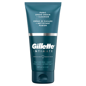 Gillette intimate front packaging showing product and benefits