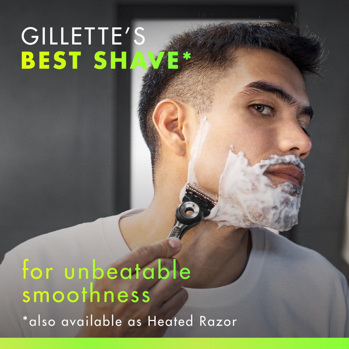 Gillette Labs cartridge center opening matching handle bars for easy snap-in benefit