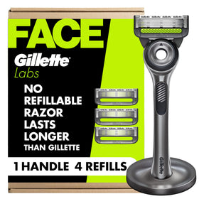 Gillette Labs front view showing sleek handle and ergonomic grip for control