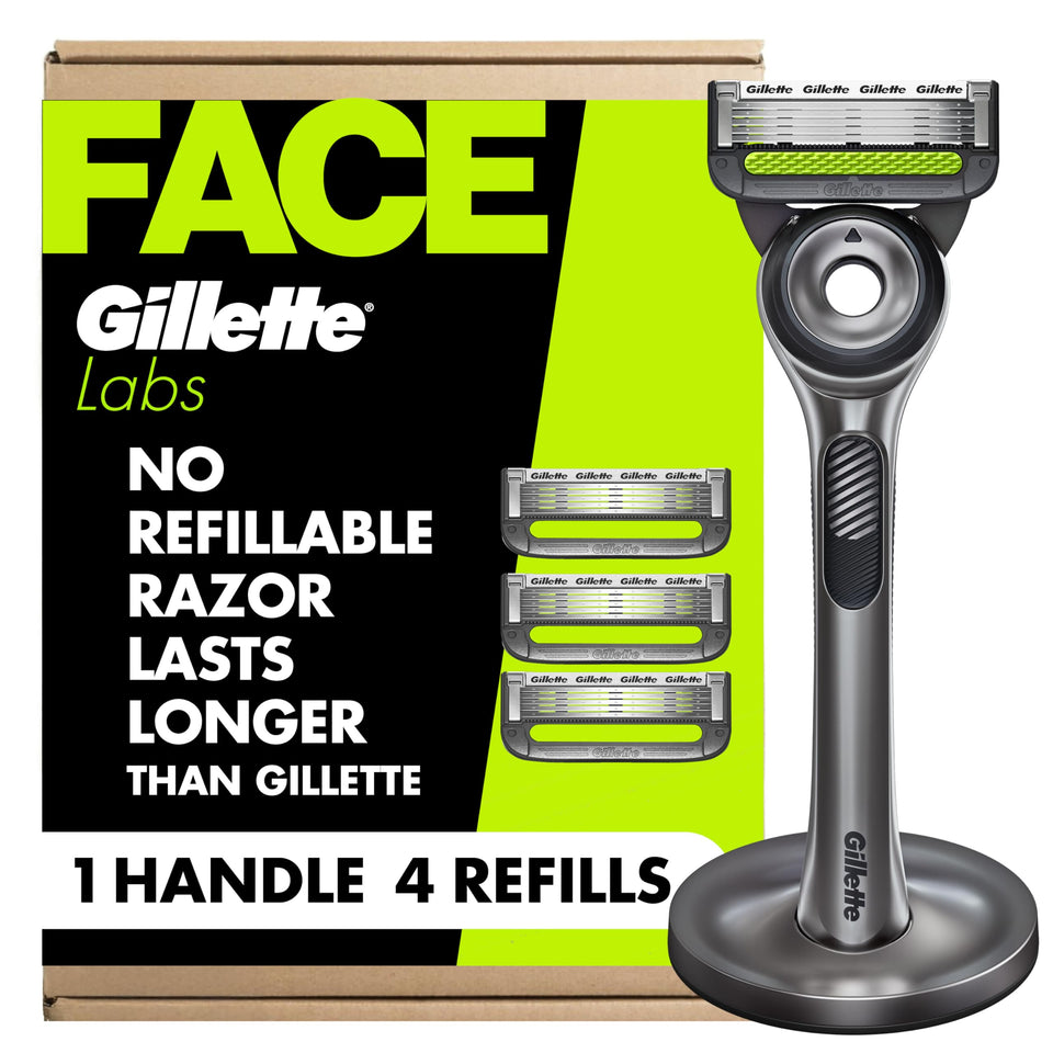 Gillette Labs front view showing sleek handle and ergonomic grip for control