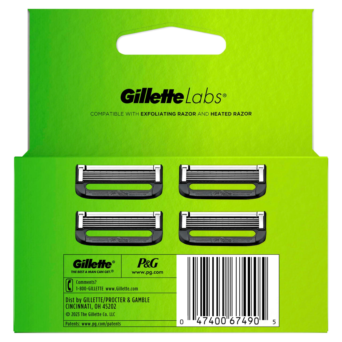Gillette Labs blade edge texture focused on sharpness and durability
