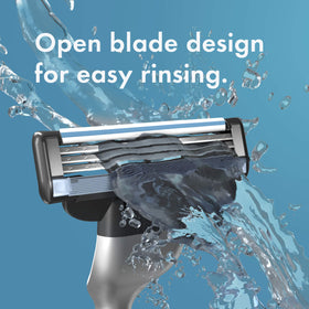 Gillette Mach3 lubricating strip texture for smoother glide