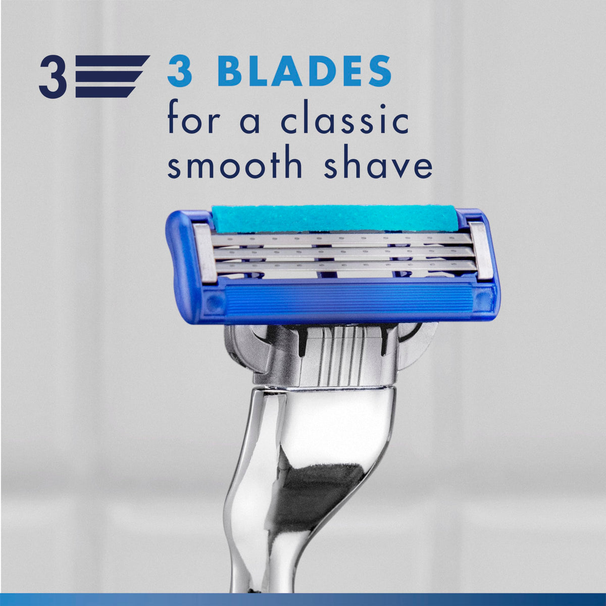Gillette Mach3 scale comparison indicating up to 17 months of shaves