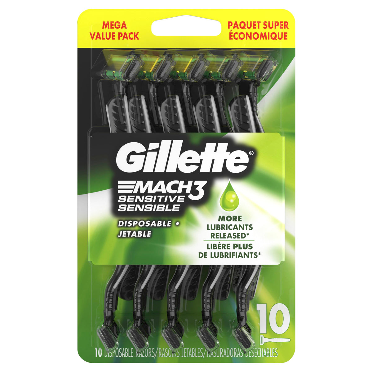 Gillette Mach3 in a bathroom setting showing everyday use and portability