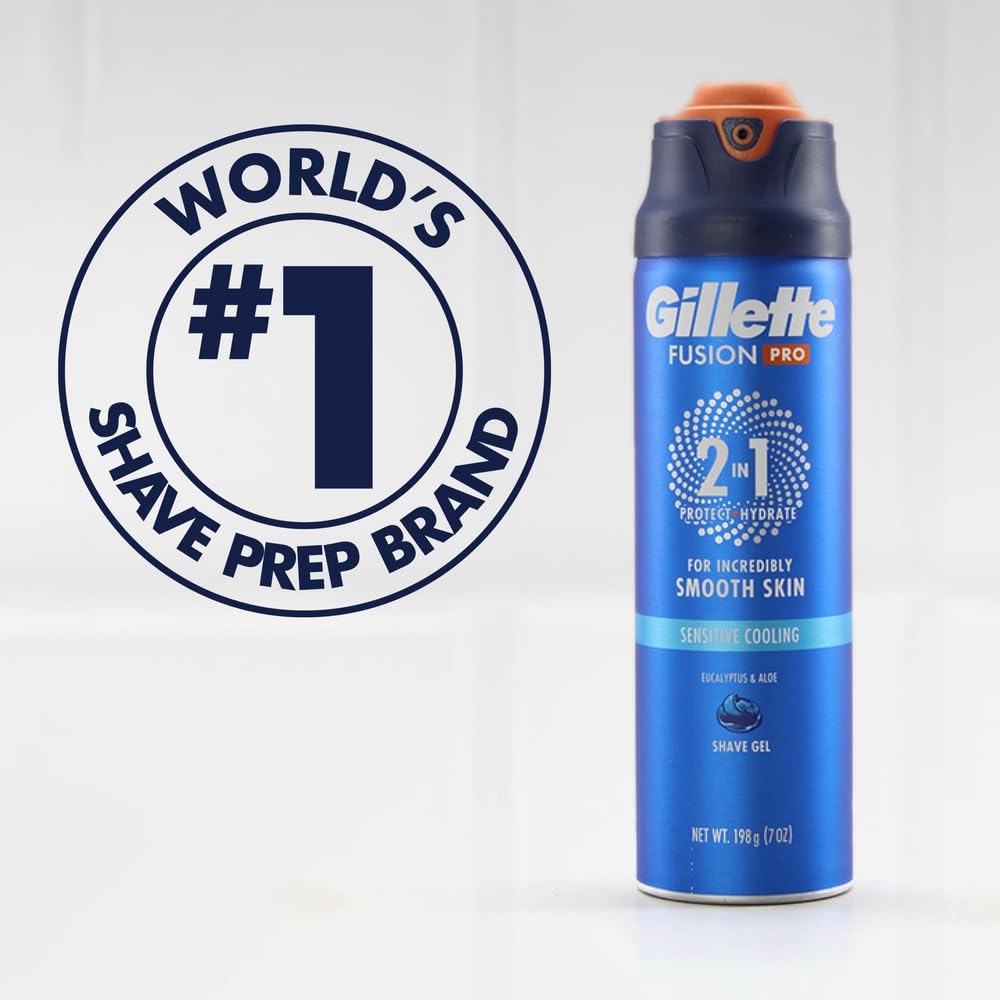 Gillette PRO on bathroom shelf staged with razor showing daily grooming routine