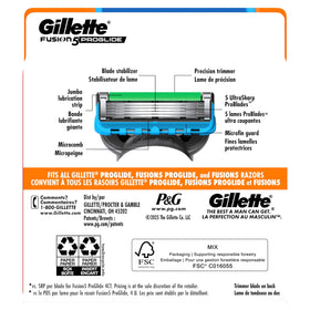 Gillette on bathroom shelf in lifestyle scene implying daily grooming routine