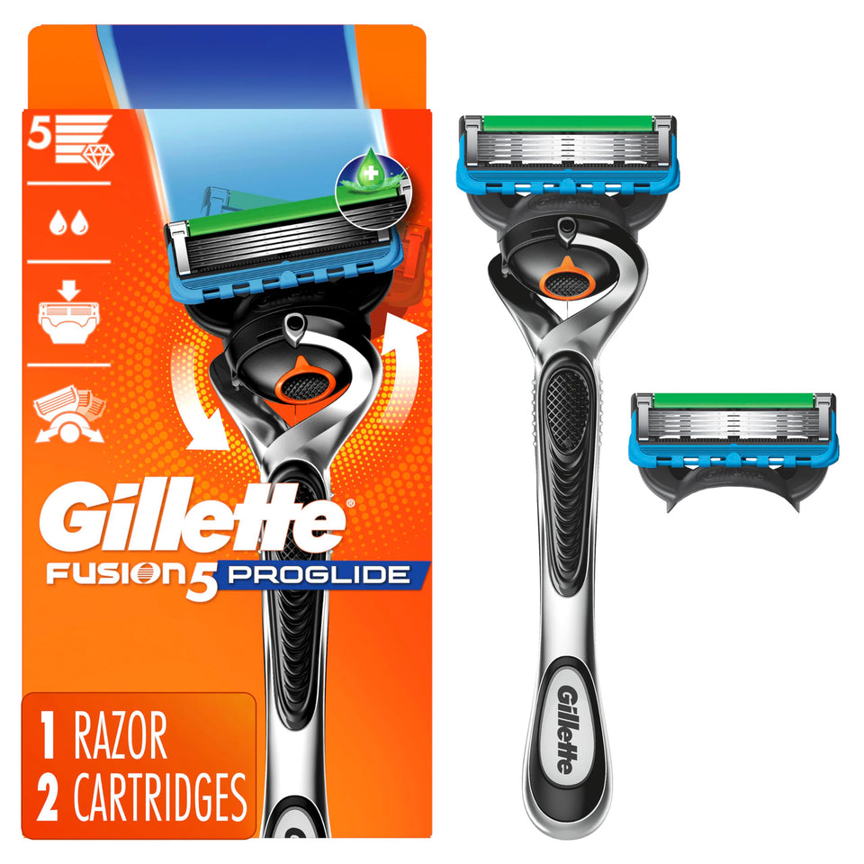 Gillette ProGlide front packaging showing product and refills for confident purchase