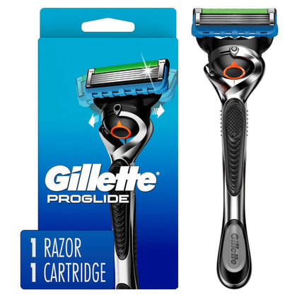 Gillette ProGlide front view showing handle and cartridge for precise grooming