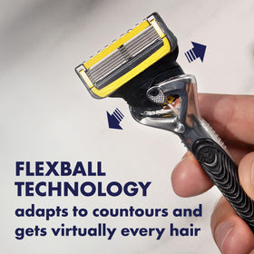 Gillette ProGlide gift set styled with toiletry items to suggest presentable gifting
