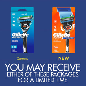 Gillette ProGlide handle close-up highlighting ergonomic grip for better control