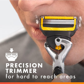 Gillette ProGlide Shield shaving foam in use for comfortable glide
