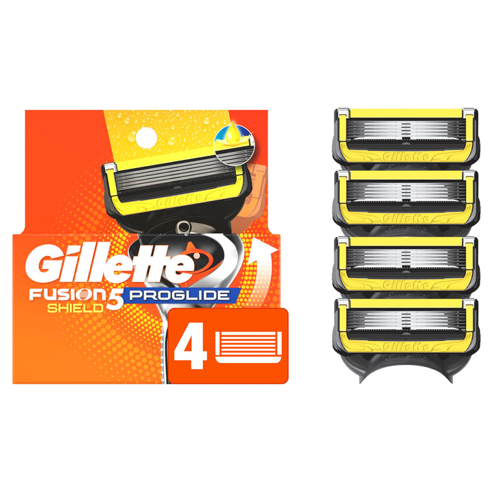 Gillette ProGlide Shield front packaging showing product count and benefits