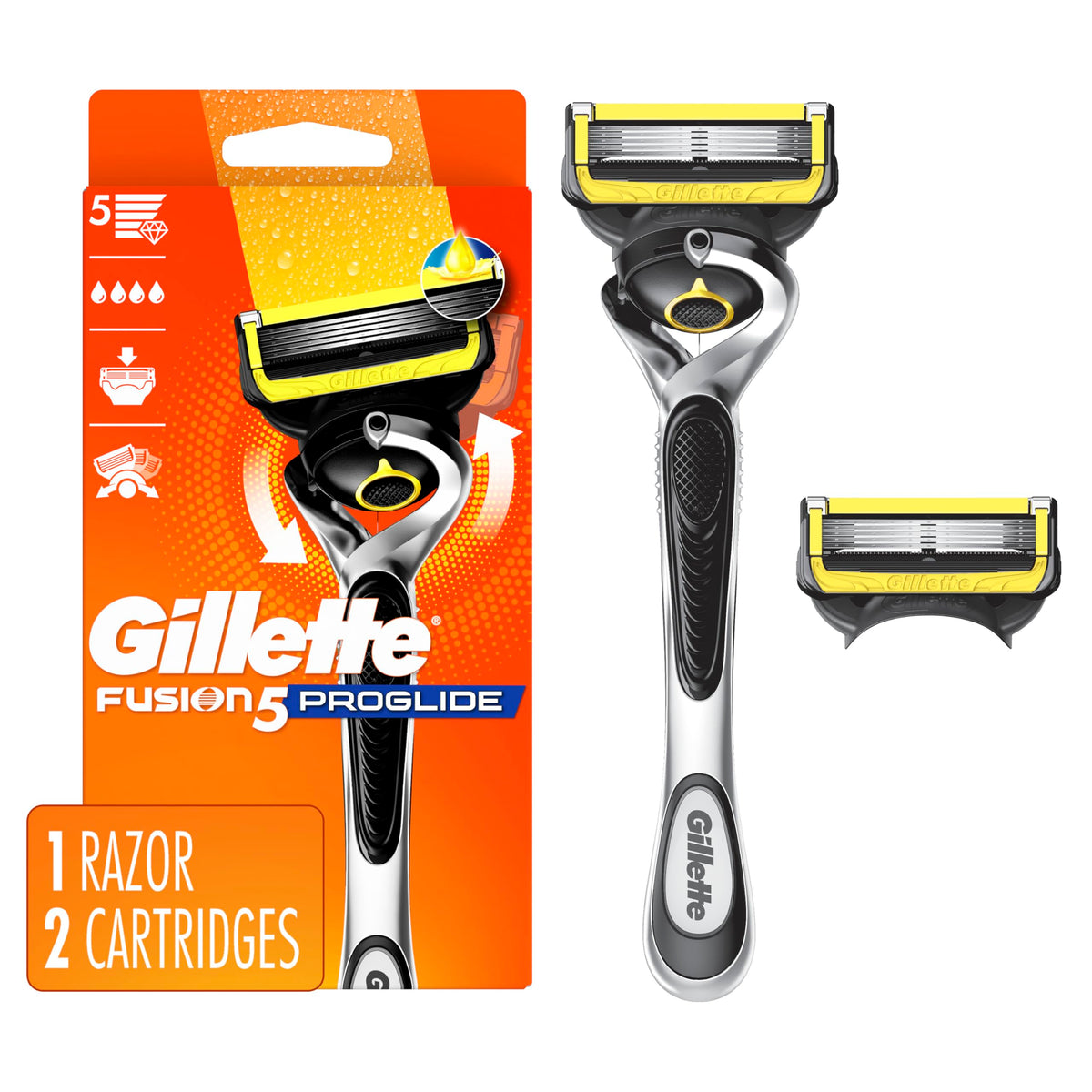 Gillette ProGlide Shield front packaging showing complete kit benefit