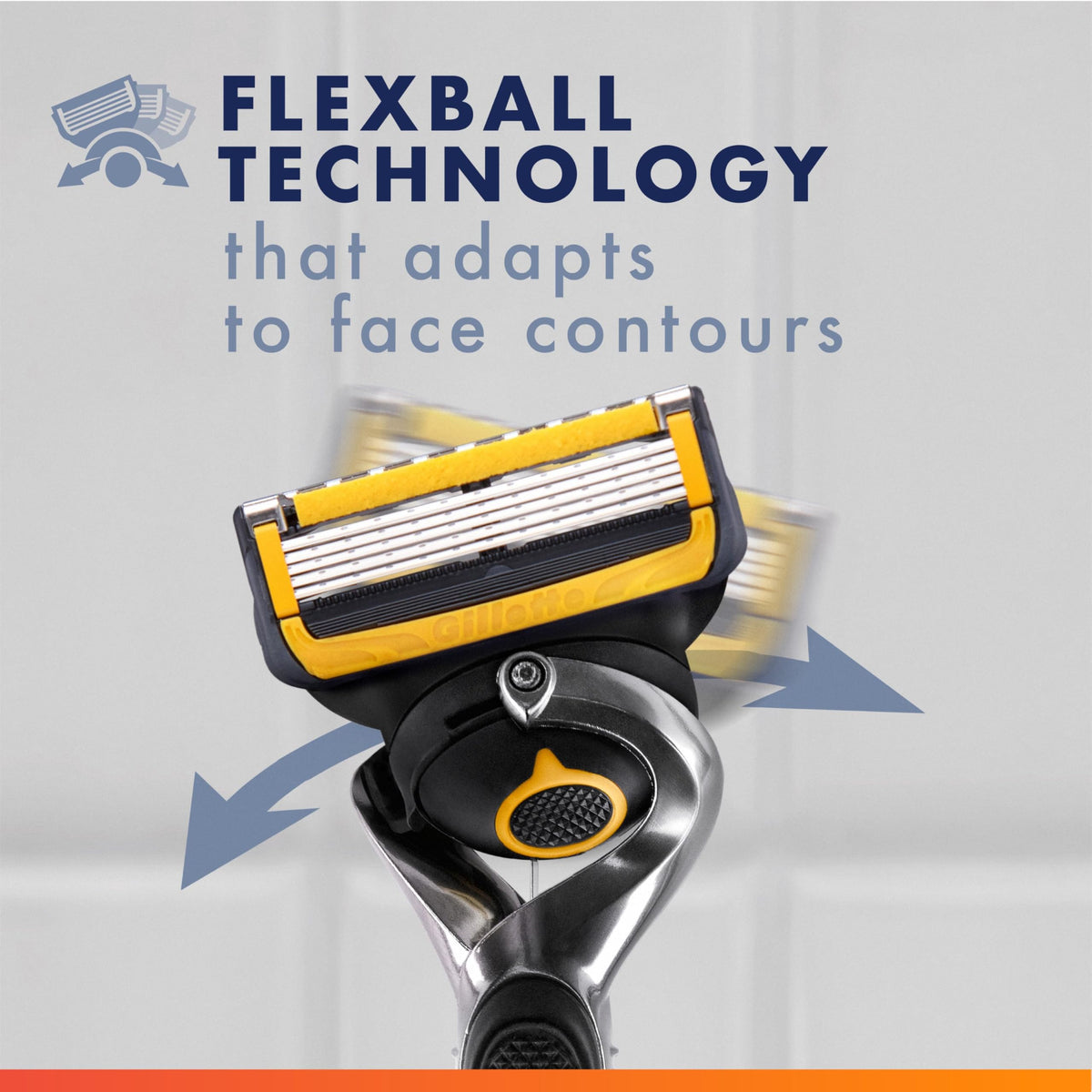 Gillette precision trimmer detail on cartridge for accurate edging and styling benefit