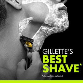Gillette razor held in hand showing scale and comfortable grip