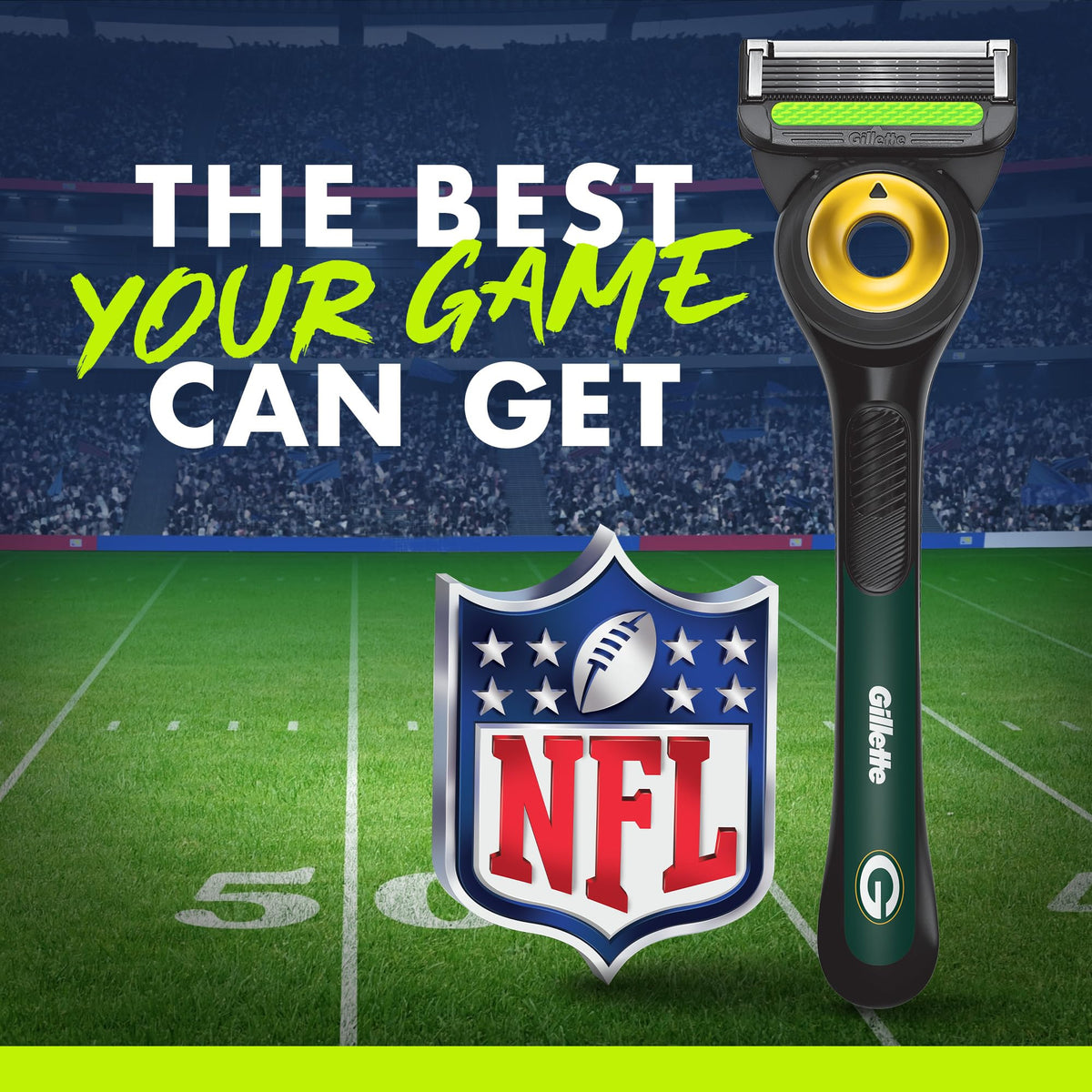 Gillette refill blades lined up for longer-lasting shaving readiness