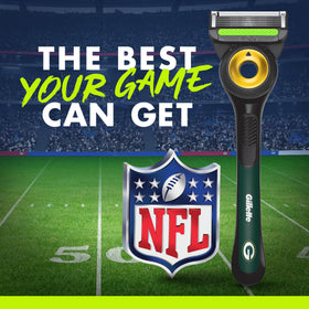 Gillette refill blades lined up for longer-lasting shaving readiness