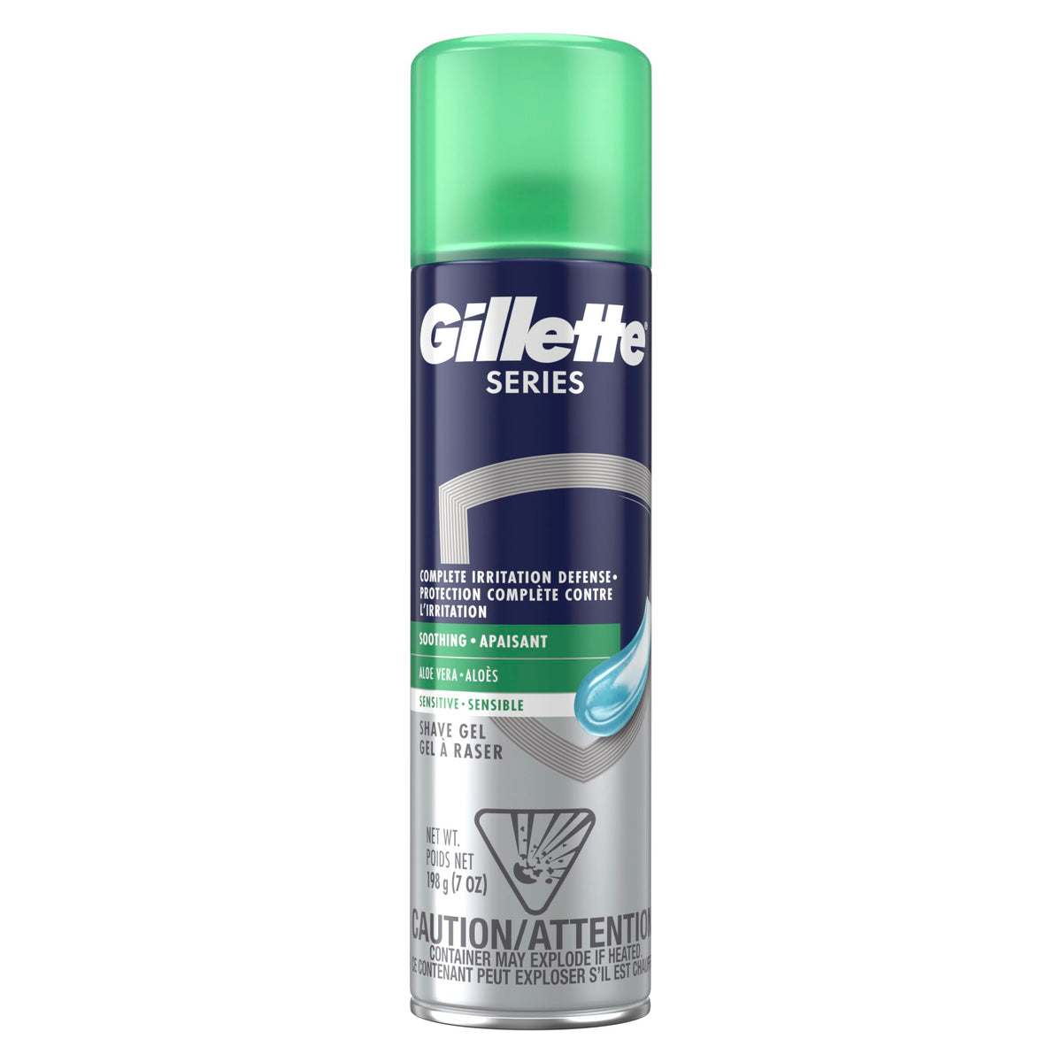 Rust-free can cap close view showing Gillette durability in humid settings