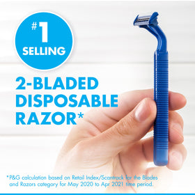 Gillette Sensor2 used after workout for quick reliable shave on the go