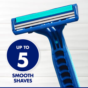 Gillette Sensor2 soft ultragrip handle close-up for secure wet grip