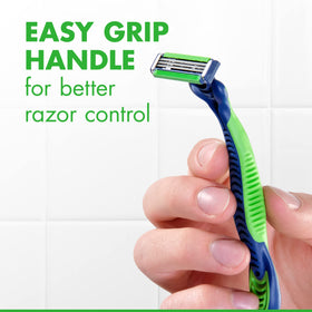 Gillette Sensor3 twelve-disposable-razors pack for stocking and travel