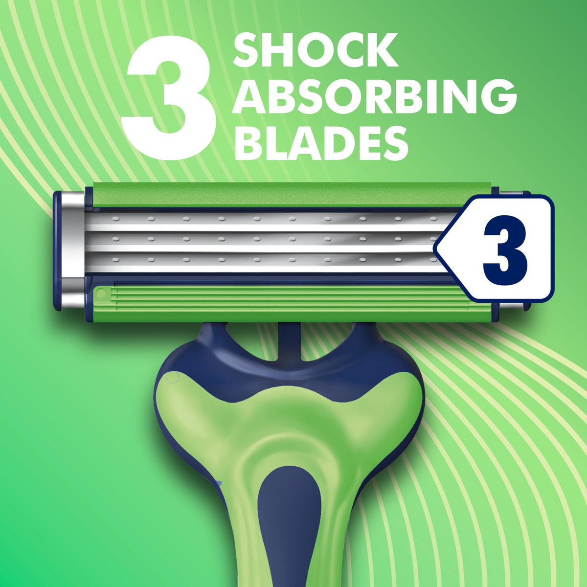 Gillette Sensor3 shaving lather in use illustrating gentle glide and coverage