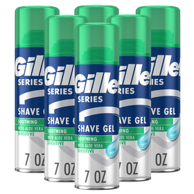 Gillette front packaging showing product name and 6-count convenience