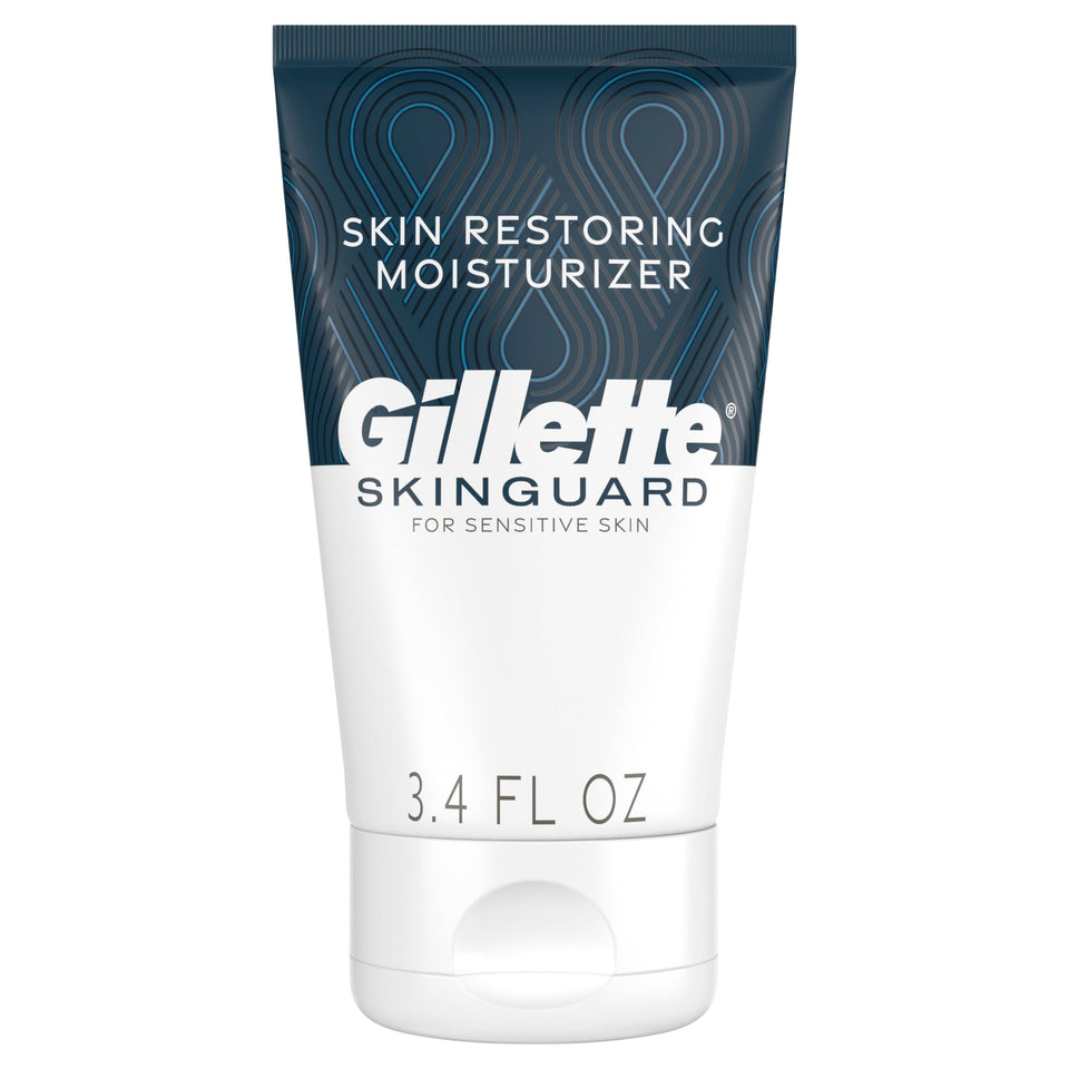 Gillette SkinGuard front packaging showing bottle and label for quick identification and confidence
