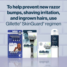 Gillette cartridge next to coin to show actual size and scale