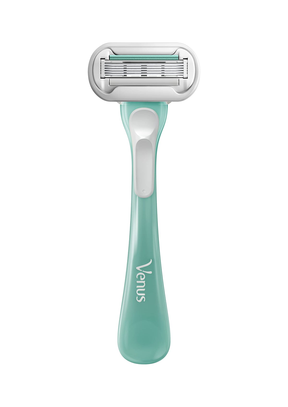 Gillette Venus back packaging label showing features and dermatological testing