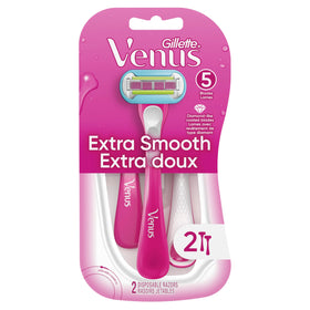 Gillette Venus in bathroom lifestyle scene showing ready-to-use convenience