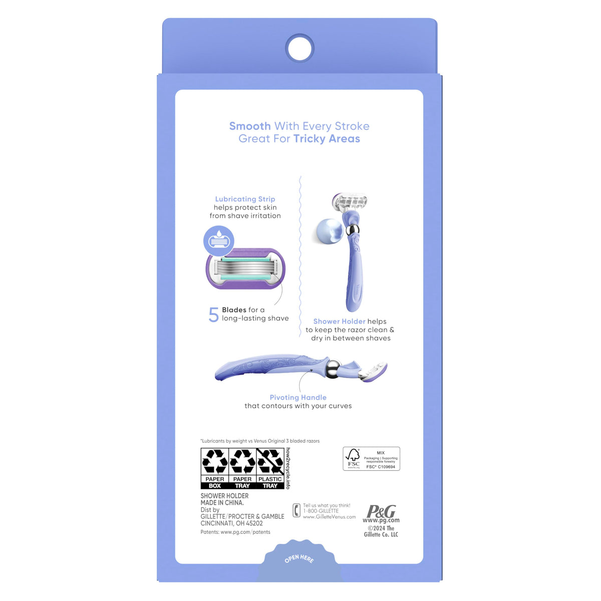 Gillette Venus in bathroom lifestyle scene for everyday use