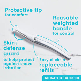 Gillette Venus blade detail highlighting Skin Defense Guard protection