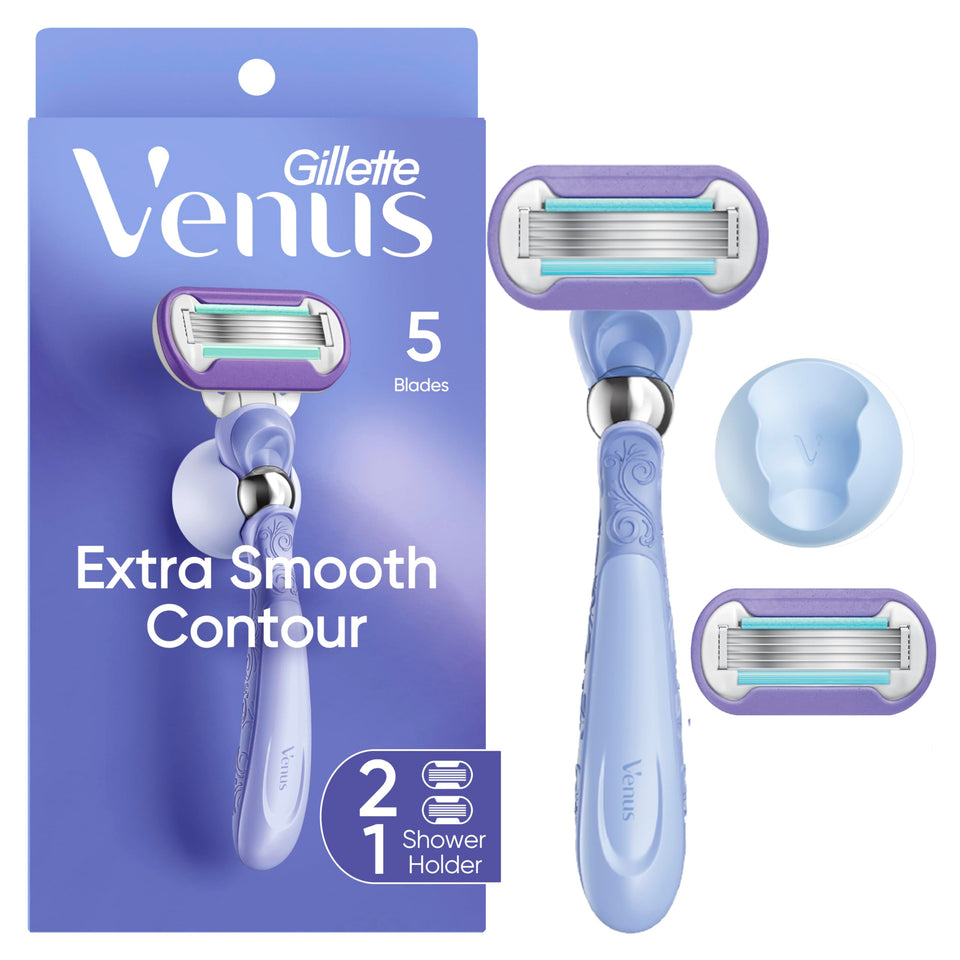 Gillette Venus front packaging shows set and quick benefits