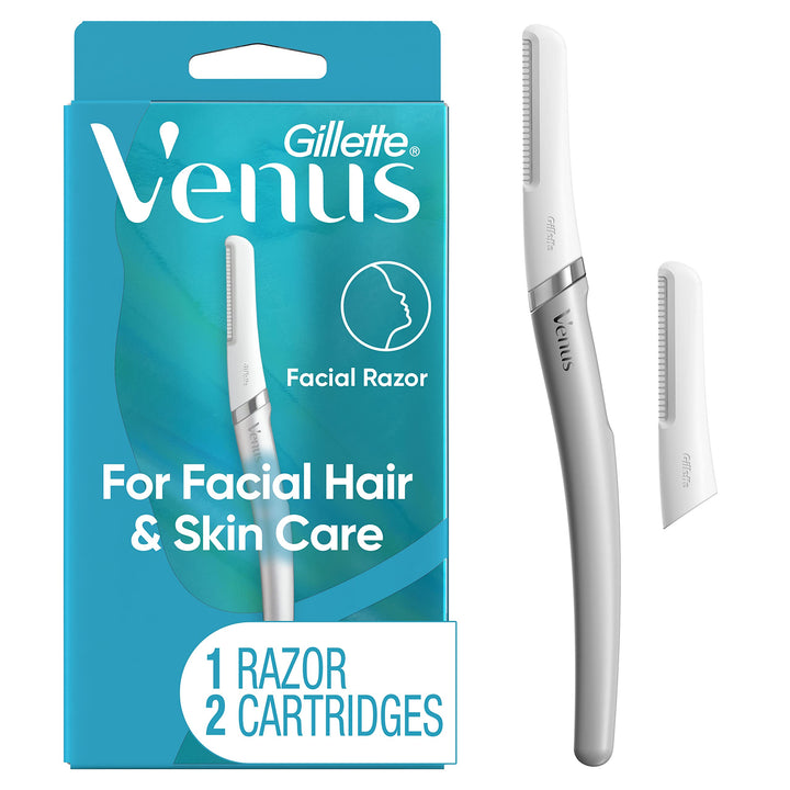 Gillette Venus front packaging showing kit contents and benefits