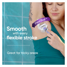 Gillette Venus five-blade cartridge detail for closer shaves