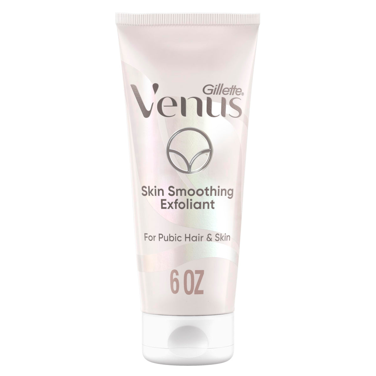 Gillette Venus front packaging showing intimate exfoliant benefits
