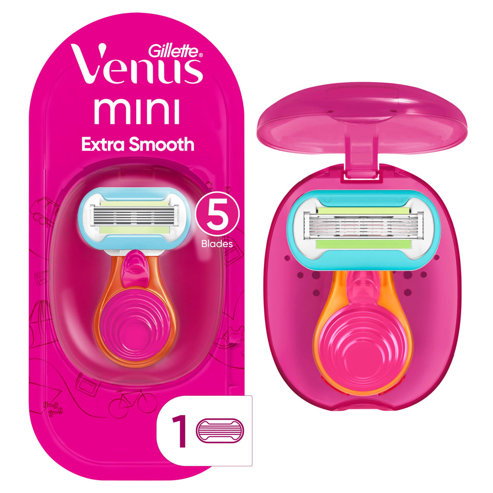 Gillette Venus front packaging showing kit contents and benefits