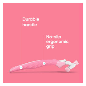 Gillette Venus razor used in shower illustrating quick travel-ready shave