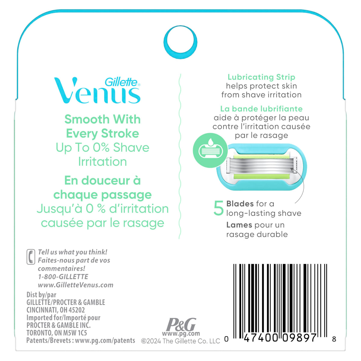 Gillette Venus refills staged in bathroom to show everyday convenience