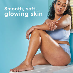 Gillette Venus lifestyle bathroom setting evoking relaxing coconut scent experience